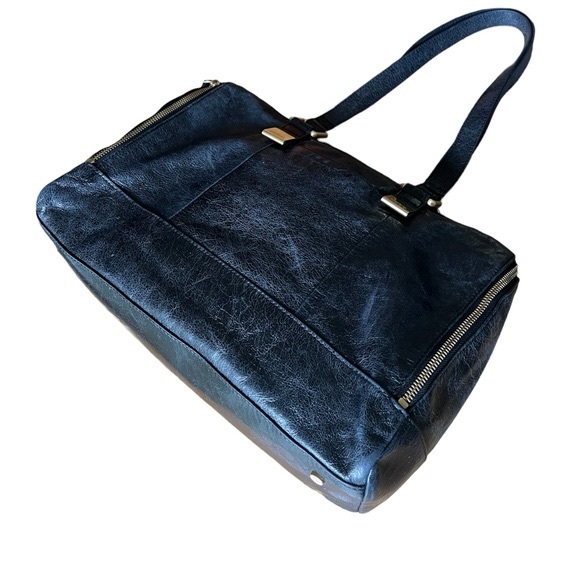 HOBO The Original Purse Shoulder Bag; Soft Black Leather Multiple Inside Pockets - Picture 4 of 11